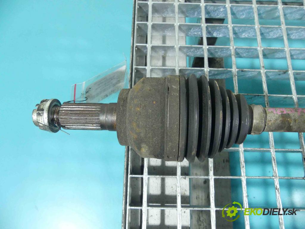 Mazda 3 I BK 2003-2009 1.6 16v 105 HP manual 77 kW 1598 cm3 5- poloos pravé FG0525500A (Poloosy)