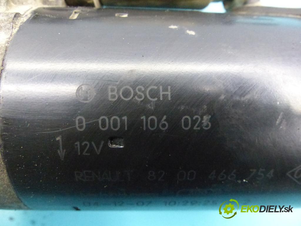 Renault Scenic II 2003-2009 2.0 16v 133 HP manual 98 kW 1998 cm3 5- štartér 0001106023 (Štartéry)