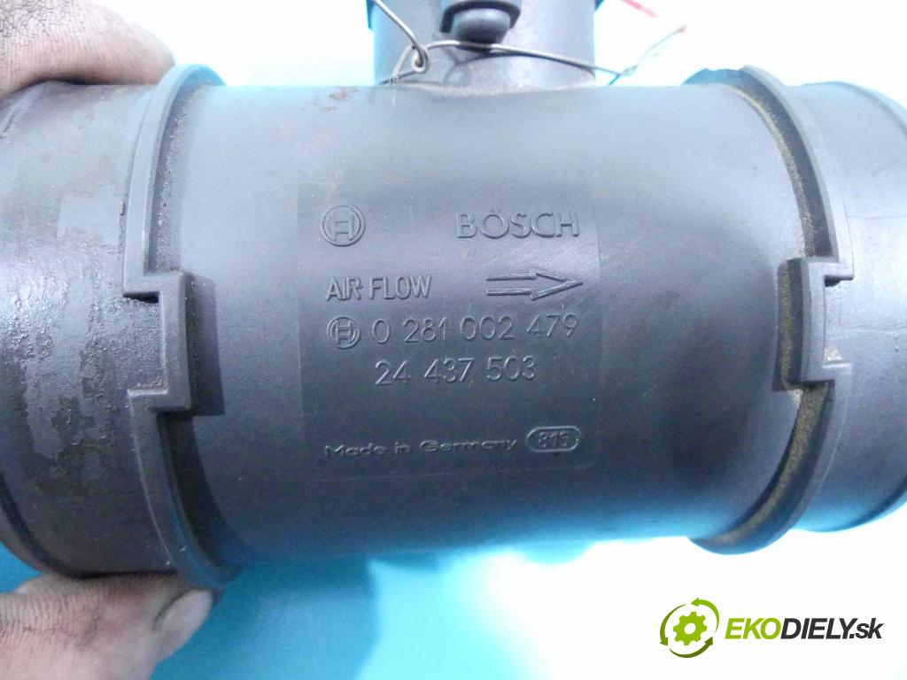 Opel Vectra C 2002-2008 2.2 dti 125 HP manual 92 kW 2172 cm3 5- průtokoměr: 0281002479 (Váhy vzduchu)