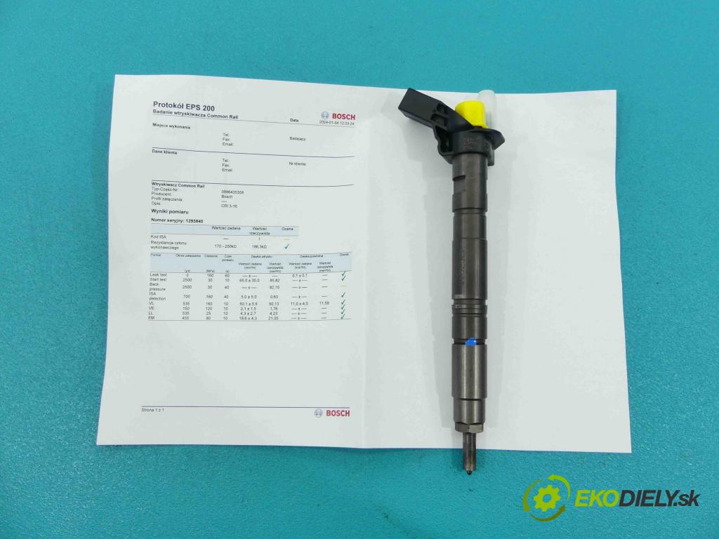 Vw Touareg I 2002-2010 3.0 tdi 224hp automatic 165 kW 2967 cm3 5- vstrek 0986435358 (Vstrekovače)