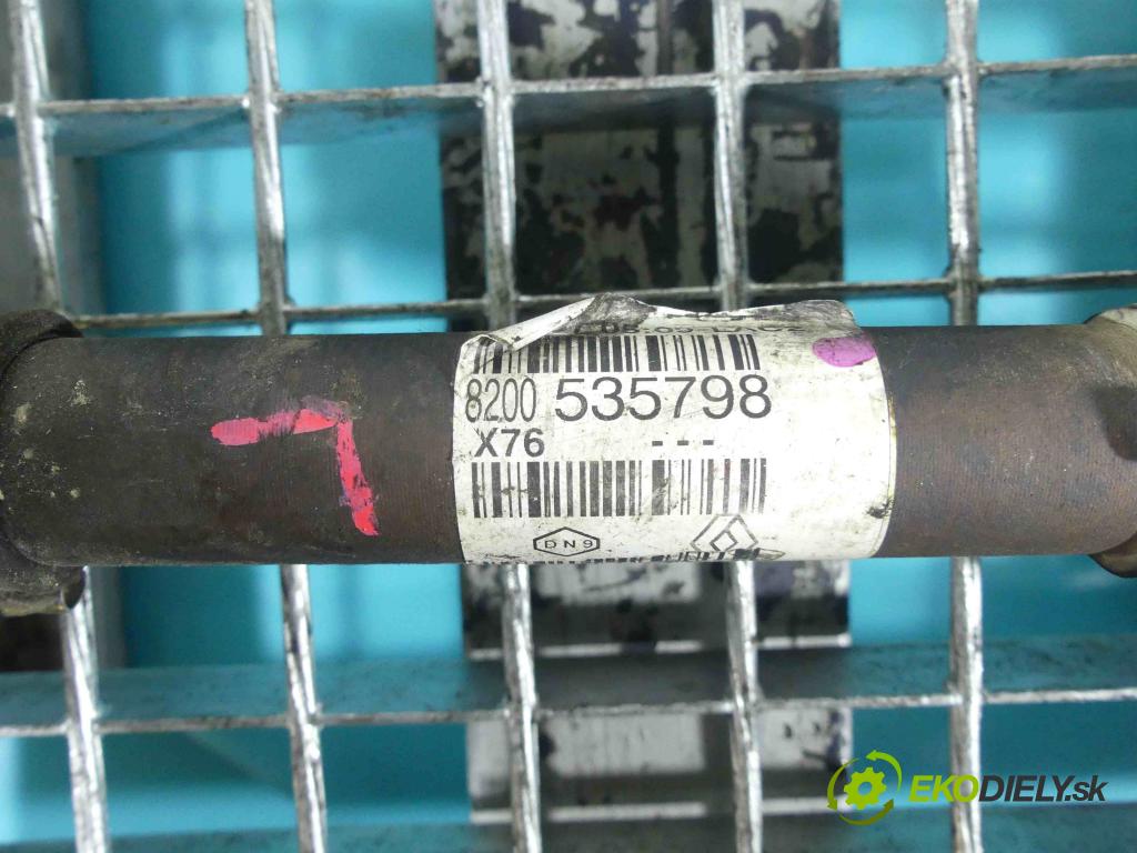 Renault Kangoo I 1998-2008 1.5 dci 65 HP manual 48 kW 1461 cm3 5- poloos ľavé 8200535798 (Poloosy)