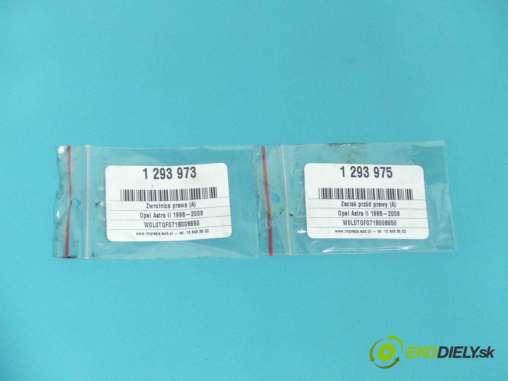 Opel Astra II 1998-2009 1.8 16v 125 HP manual 92 kW 1796 cm3 2- náboj pravé  (Náboje)