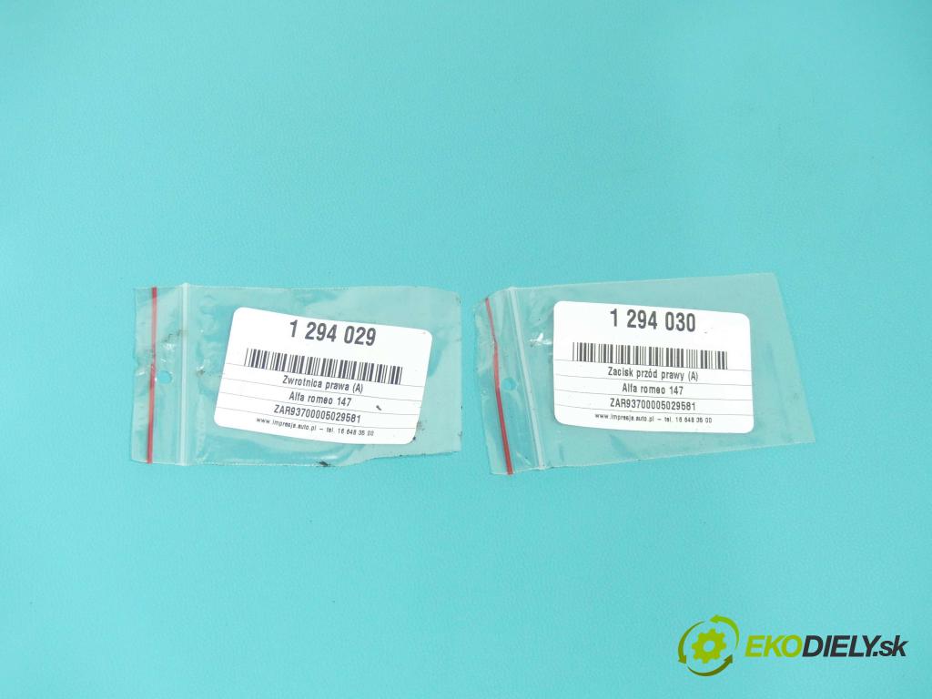 Alfa romeo 147 1.6 16v 105 HP manual 77 kW 1598 cm3 3- náboj pravé  (Náboje)