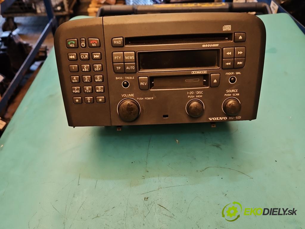 Volvo S80 I 1998-2006 2.8 T6 272 HP automatic 200 kW 2783 cm3 4- Radio originál 9496564-1