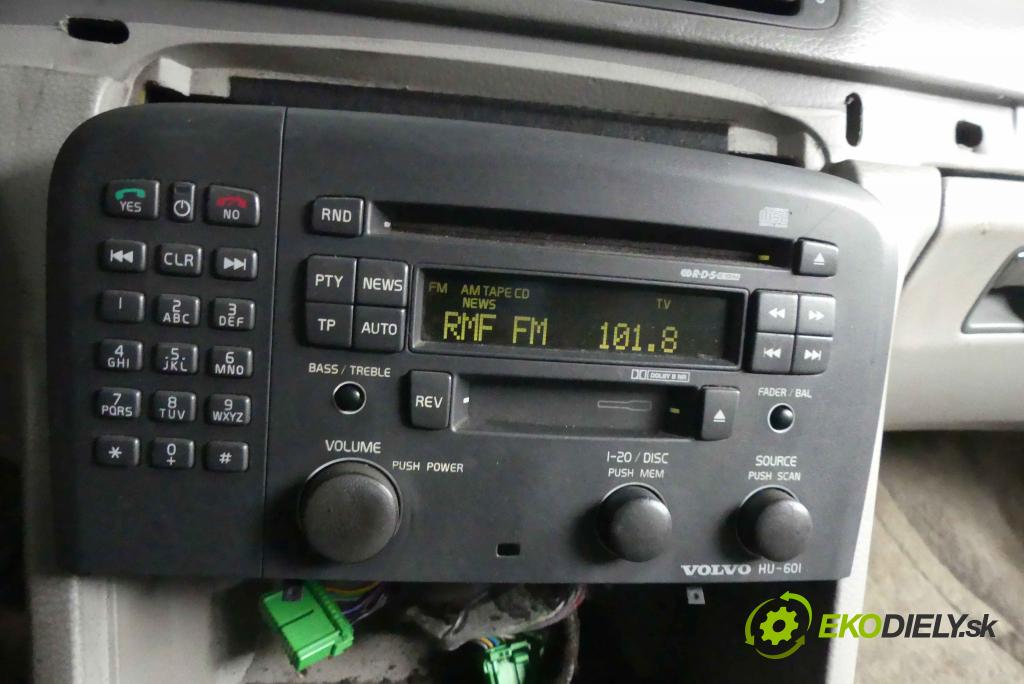 Volvo S80 I 1998-2006 2.8 T6 272 HP automatic 200 kW 2783 cm3 4- Radio originál 9496564-1
