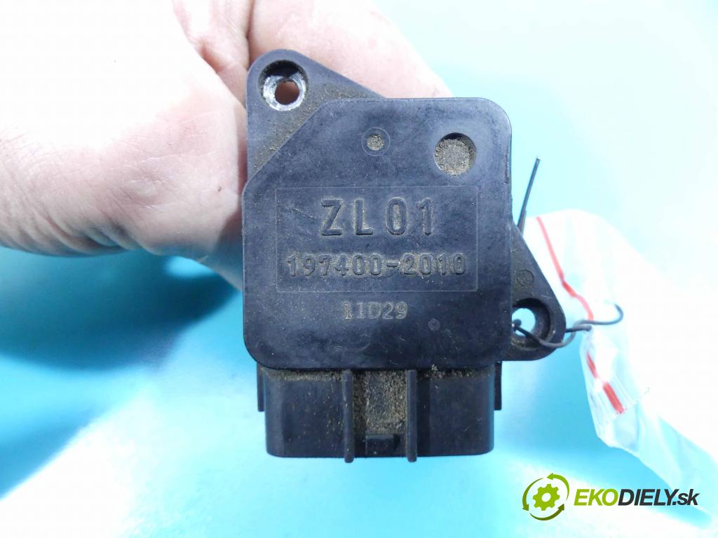 Mazda Mpv II 1999-2006 2.0 citd 136 HP manual 100 kW 1998 cm3 5- průtokoměr: 197400-2010 (Váhy vzduchu)