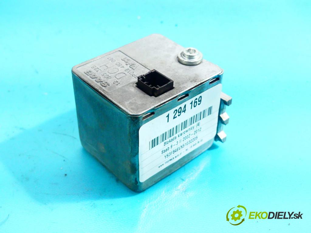 Saab 9-3 II 2002-2012 1.9 TiD 120 HP manual 88 kW 1910 cm3 4- Blokáda: řízení: 12805325 (Ostatné)