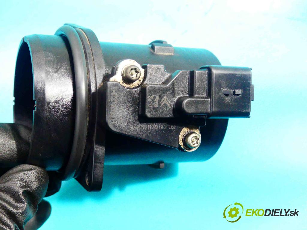 Citroen C3 II 2009-2016 1.4 hdi 68 HP manual 50 kW 1398 cm3 5- průtokoměr: 9683282980 (Váhy vzduchu)