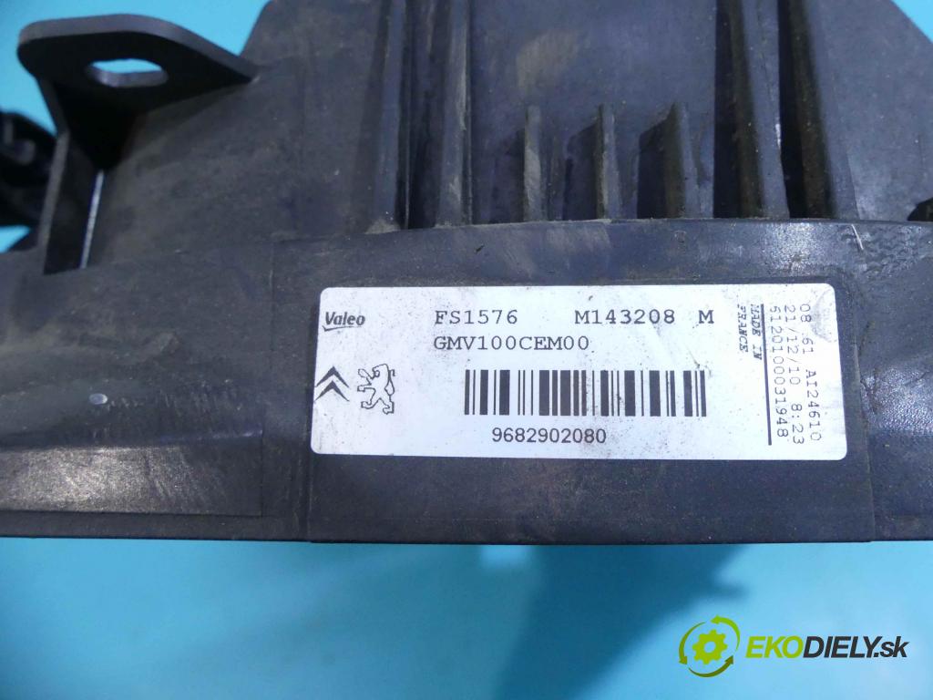 Citroen C3 II 2009-2016 1.4 hdi 68 HP manual 50 kW 1398 cm3 5- Ventilátor chladiča 9682902080