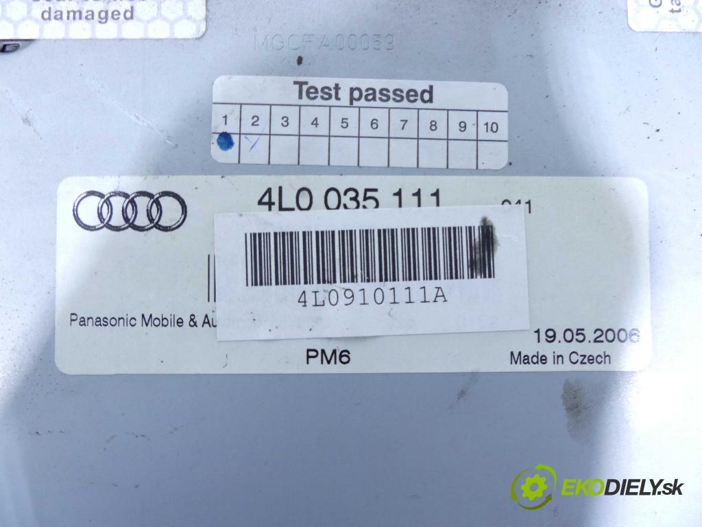 Audi Q7 2005-2015 3.0 tdi 211KM automatic 155 kW 2967 cm3 5- Měnič: cd 4L0035111 (CD měniče)