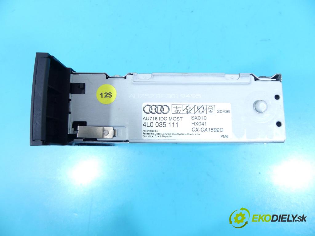 Audi Q7 2005-2015 3.0 tdi 211KM automatic 155 kW 2967 cm3 5- Menič: cd 4L0035111 (CD meniče)