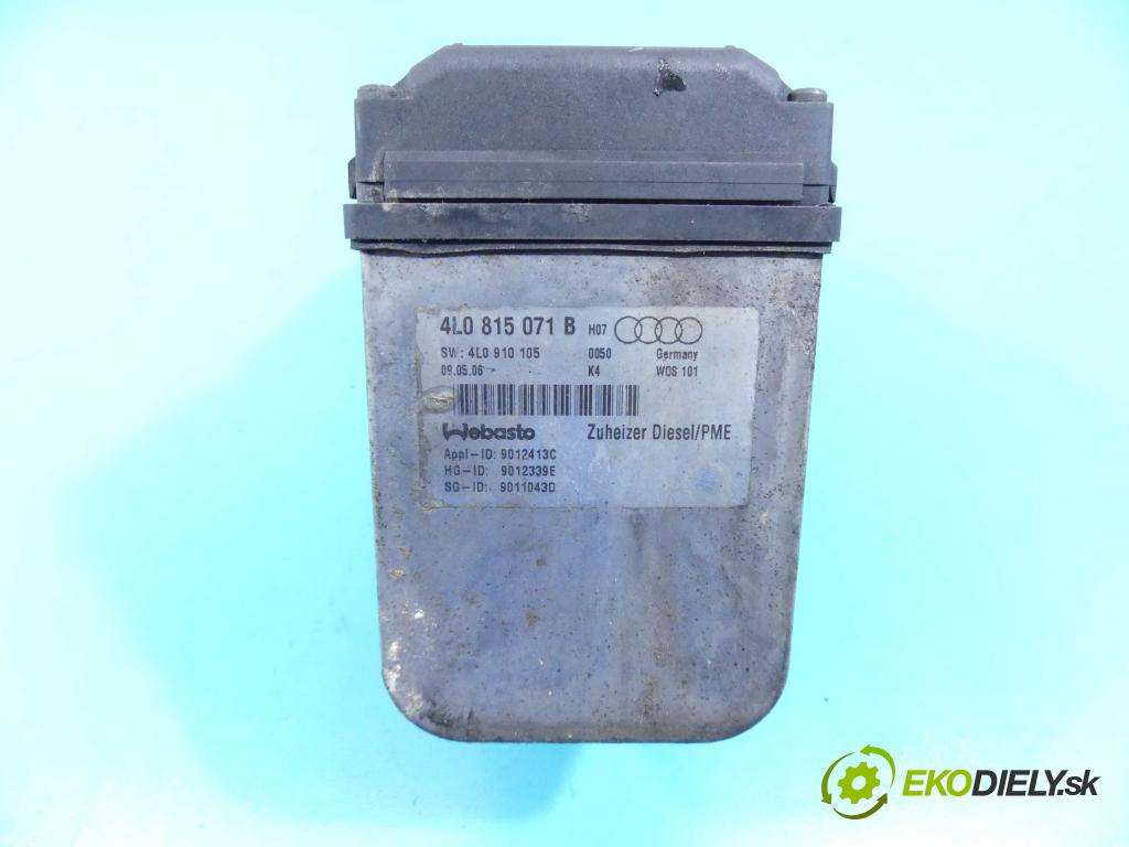 Audi Q7 2005-2015 3.0 tdi 211KM automatic 155 kW 2967 cm3 5- Webasto 4L0815071B (Webasto ohřívače)