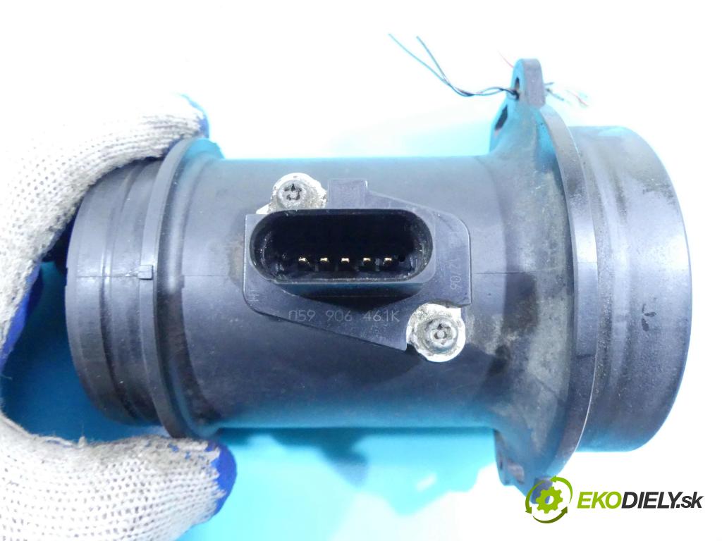 Audi Q7 2005-2015 3.0 tdi 211KM automatic 155 kW 2967 cm3 5- průtokoměr: 059906461K (Váhy vzduchu)