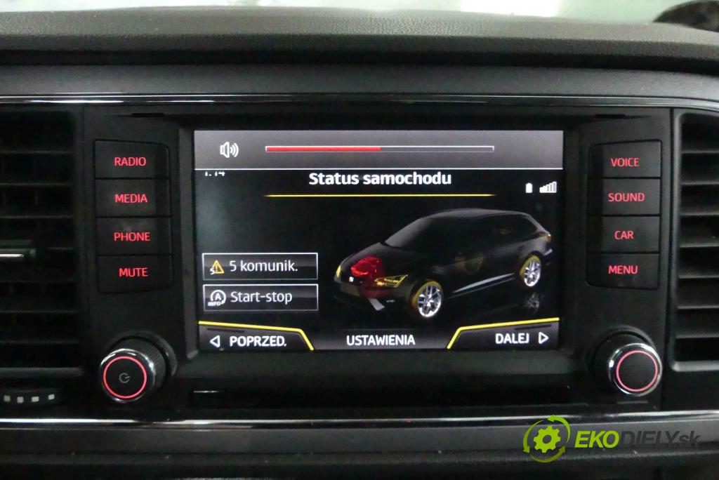 Seat Leon III 2012-2020 1.4 TSI 150 HP manual 110 kW 1395 cm3 5- Zobrazit: 5F0919604 (Prístrojové dosky, displeje)