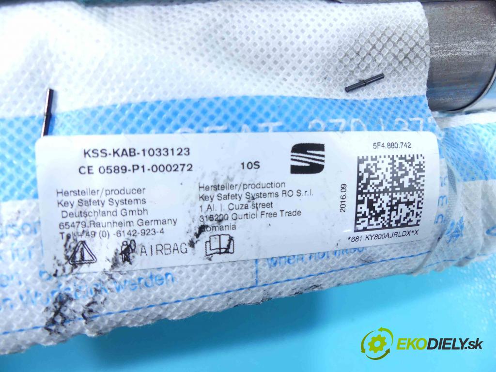 Seat Leon III 2012-2020 1.4 TSI 150 HP manual 110 kW 1395 cm3 5- clona pravé 5F4880742