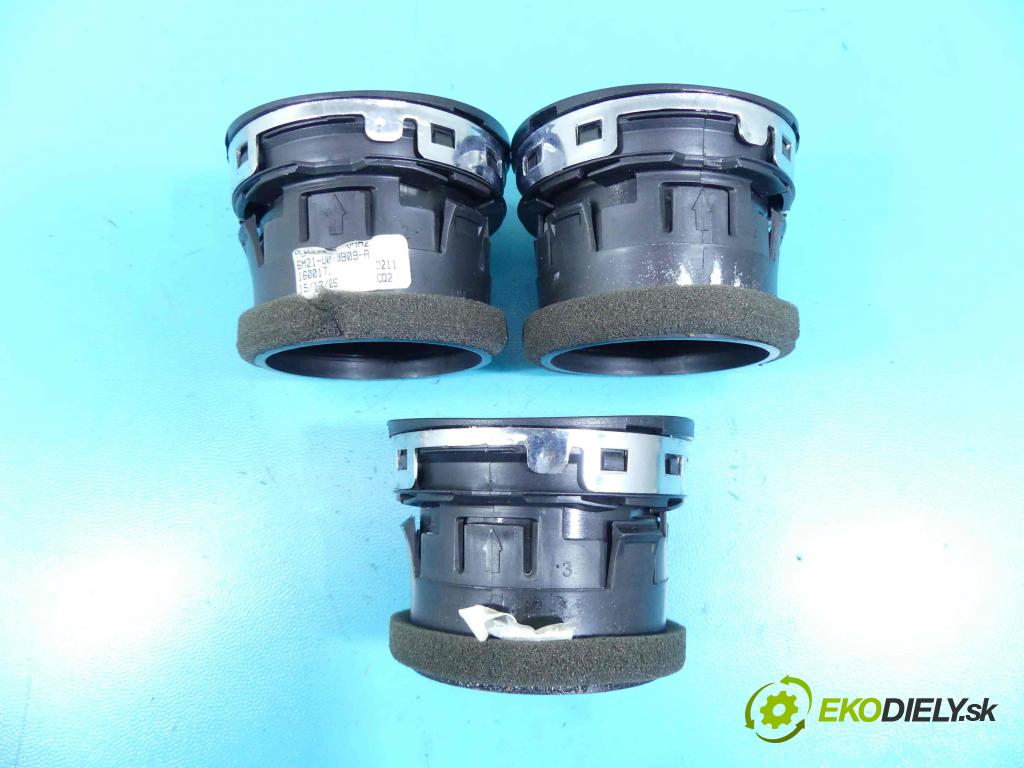 Ford Galaxy Mk2 2006-2015 2.0 tdci 140 HP manual 103 kW 1997 cm3 5- Mřížka: kúrenia stredová 6M21-U018B09-A (Mriežky kúrenia (fukáre))