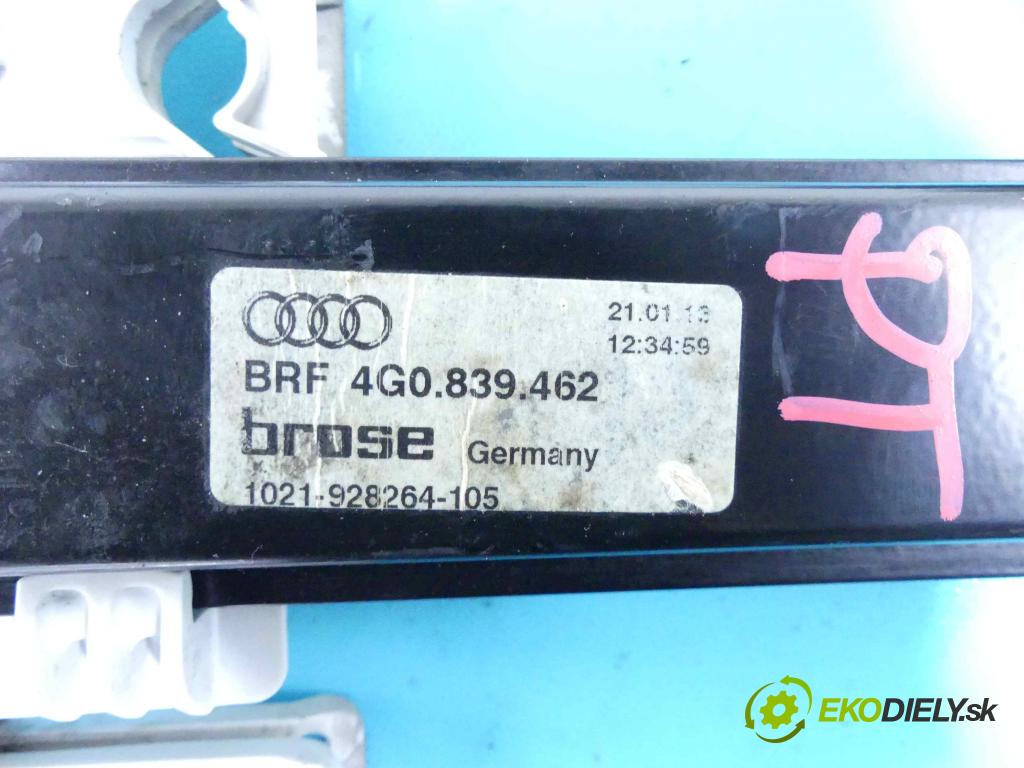 Audi A6 C7 2011-2018 2.0 TFSI 179KM manual 132 kW 1984 cm3 4- mechanismus stahování zadní pravý 4G0839462