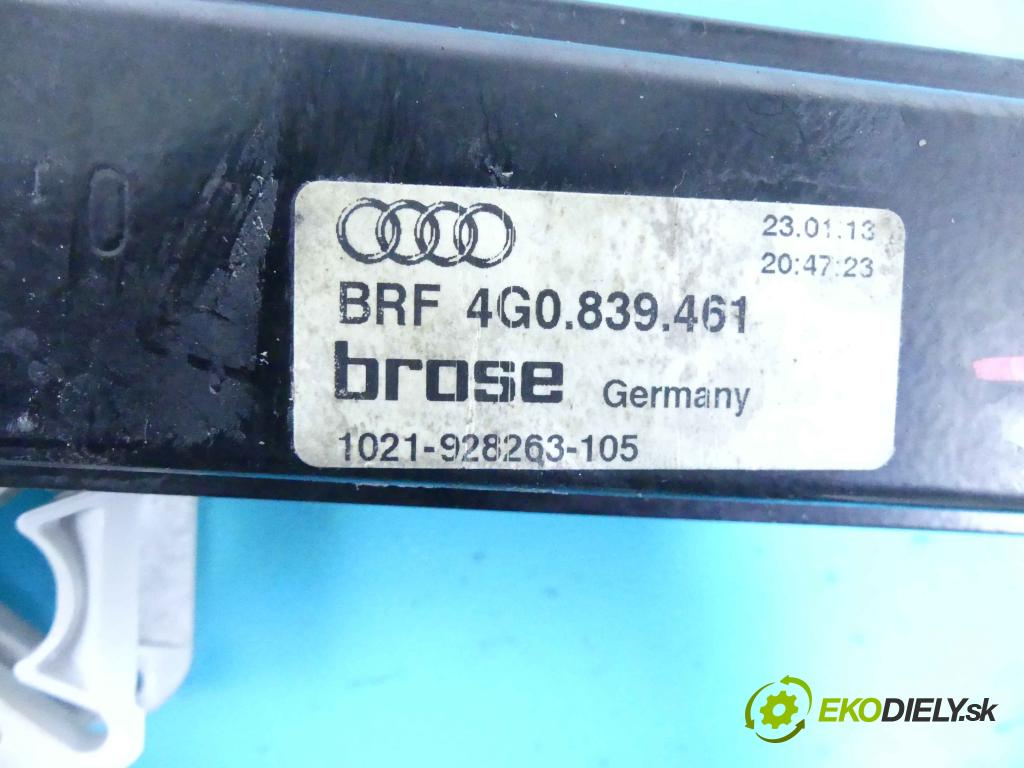 Audi A6 C7 2011-2018 2.0 TFSI 179KM manual 132 kW 1984 cm3 4- mechanismus stahování zadní levý 4G0839461