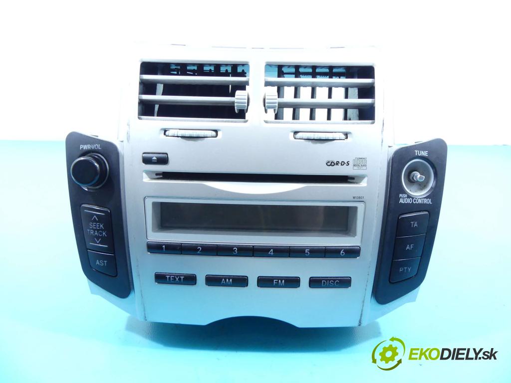 Toyota Yaris II 2005-2011 1.4 D4D 90 HP manual 66 kW 1364 cm3 5- Radio originál 86120-0D200