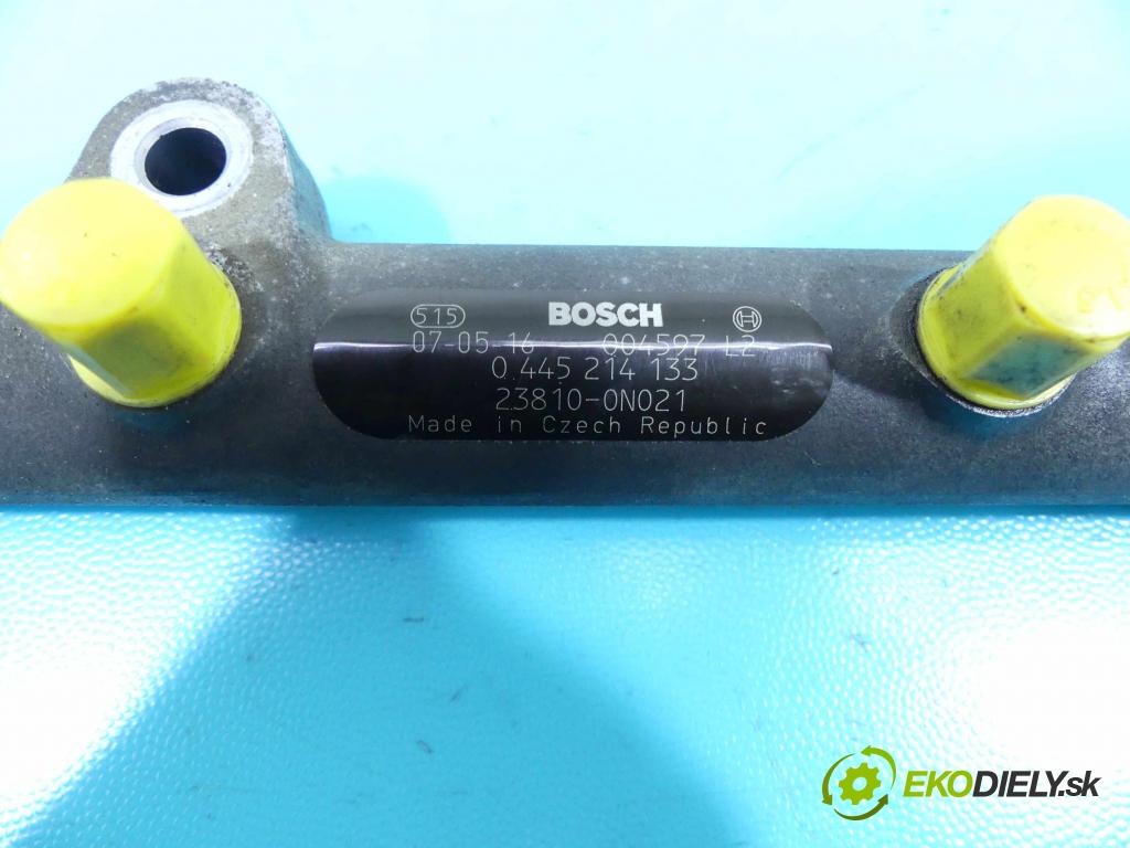 Toyota Yaris II 2005-2011 1.4 D4D 90 HP manual 66 kW 1364 cm3 5- lišta vstrekovacia 0445214133 (Vstrekovacie lišty)
