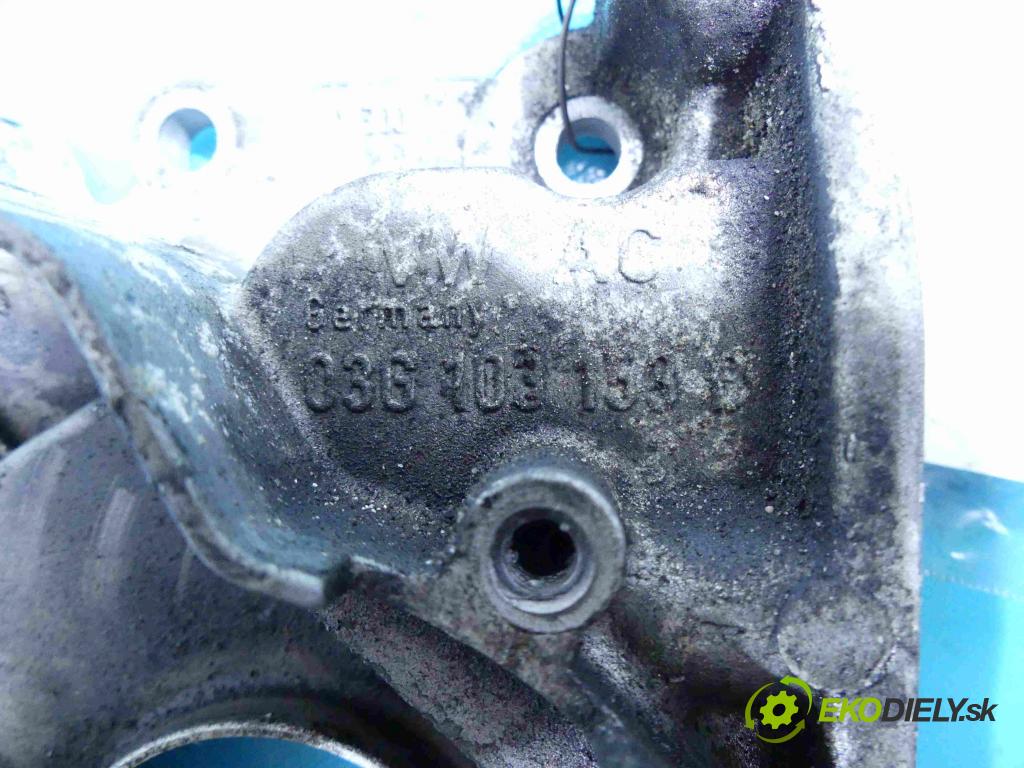 Skoda Superb II 2008-2015 2.0 tdi 170 hp manual 125 kW 1968 cm3 5- obal vačkový 03G103153D (Kryty motora)