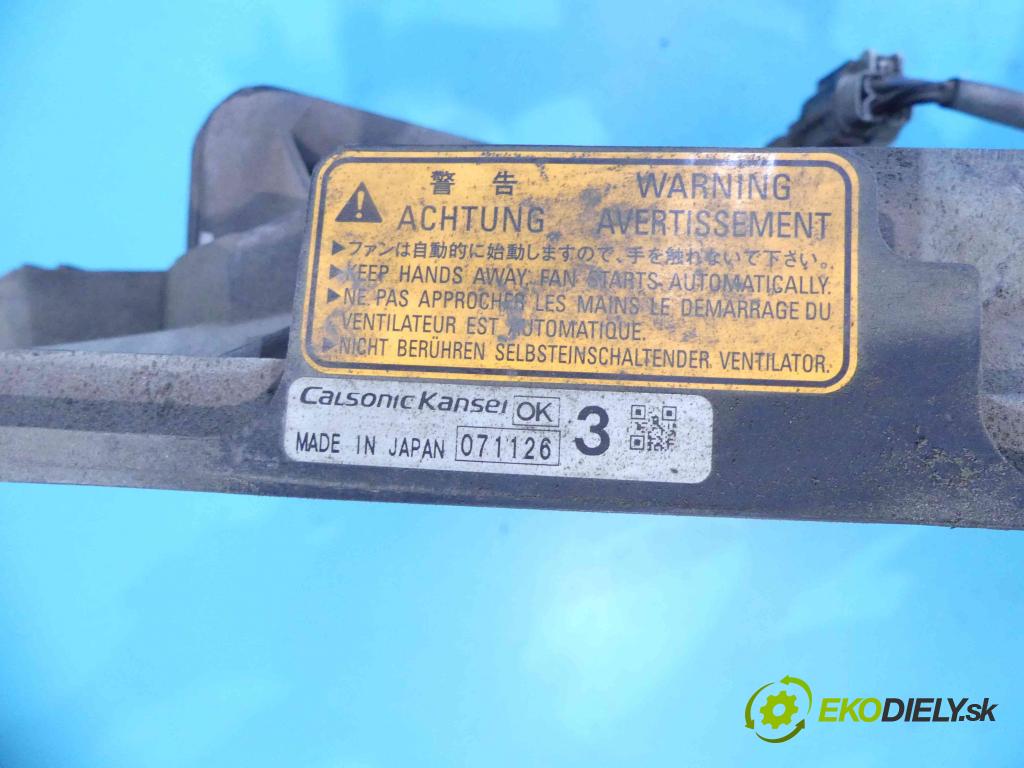 Mitsubishi Outlander II 2006-2013 2.0 DI-D 140 HP manual 103 kW 1968 cm3 5- Ventilátor chladiča