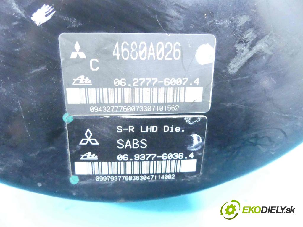 Mitsubishi Outlander II 2006-2013 2.0 DI-D 140 HP manual 103 kW 1968 cm3 5- servo brzdové 4680A026