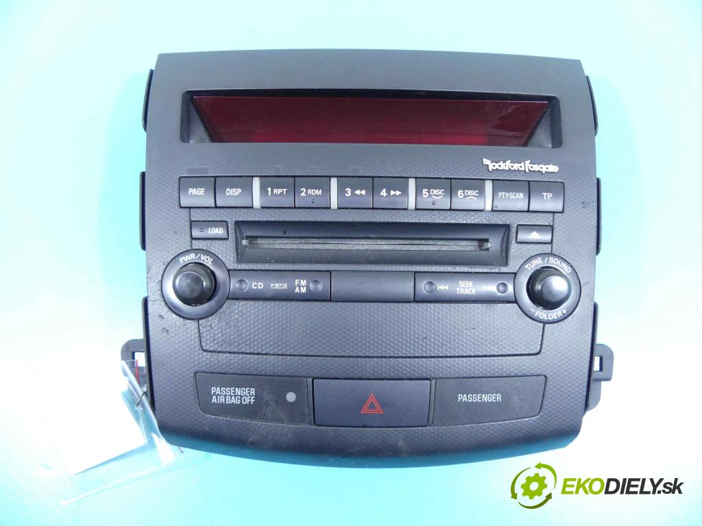 Mitsubishi Outlander II 2006-2013 2.0 DI-D 140 HP manual 103 kW 1968 cm3 5- Radio originál 8002A539XA