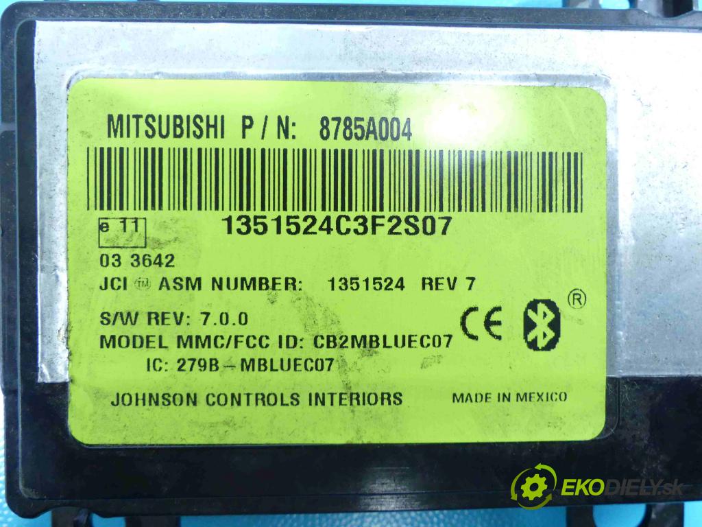 Mitsubishi Outlander II 2006-2013 2.0 DI-D 140 HP manual 103 kW 1968 cm3 5- modul riadiaca jednotka 8785A004 (Ostatné)