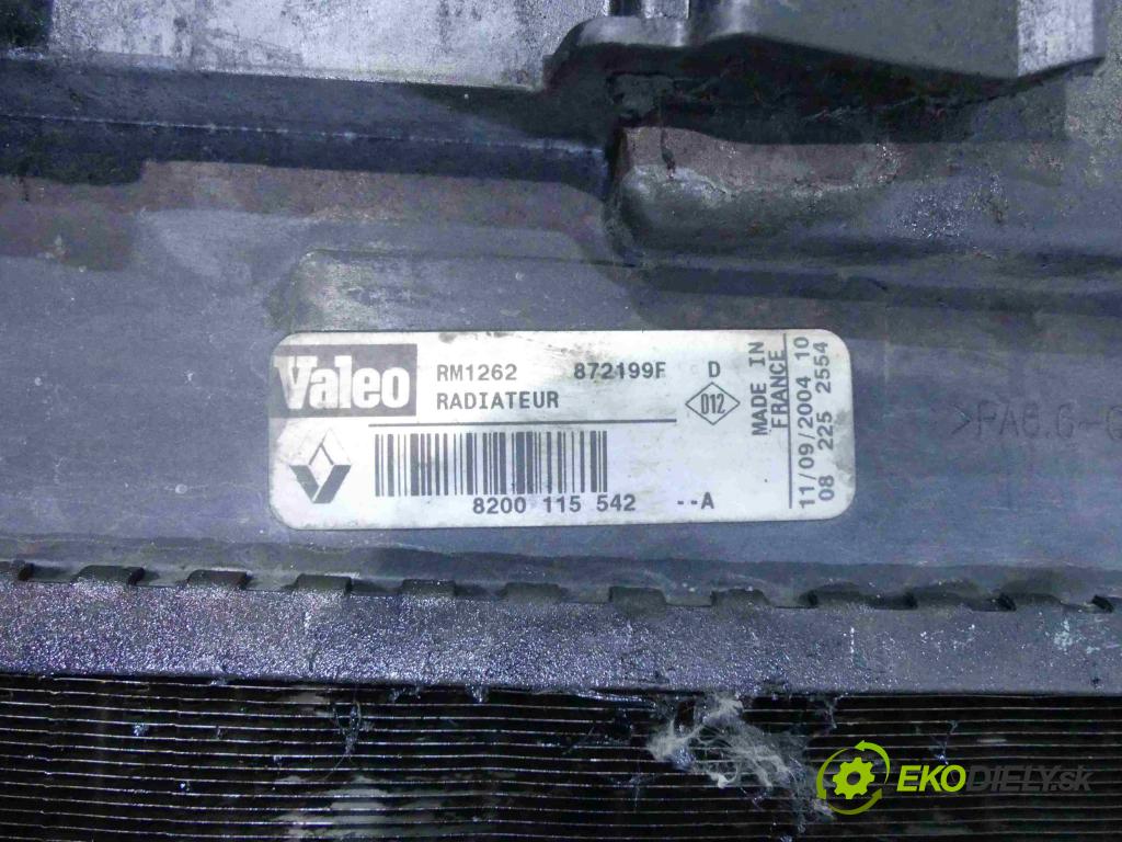 Renault Megane II 2003-2008 1.9 dci 120 HP manual 88 kW 1870 cm3 5- chladič voda: 8200115542-A (Chladiče vody)