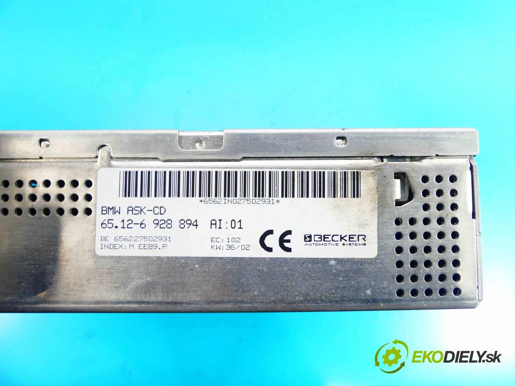 Bmw 7 E65 2001-2008 3.0d 218 HP automatic 160 kW 2993 cm3 4- Radio originál 6928894
