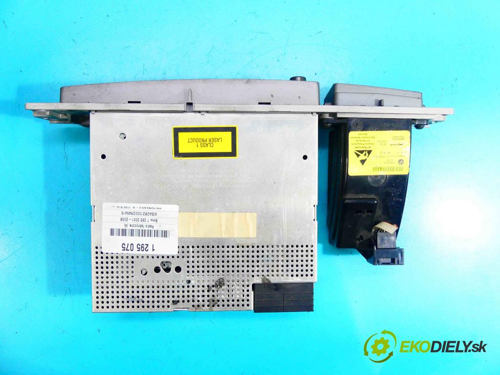 Bmw 7 E65 2001-2008 3.0d 218 HP automatic 160 kW 2993 cm3 4- Radio originál 6928894