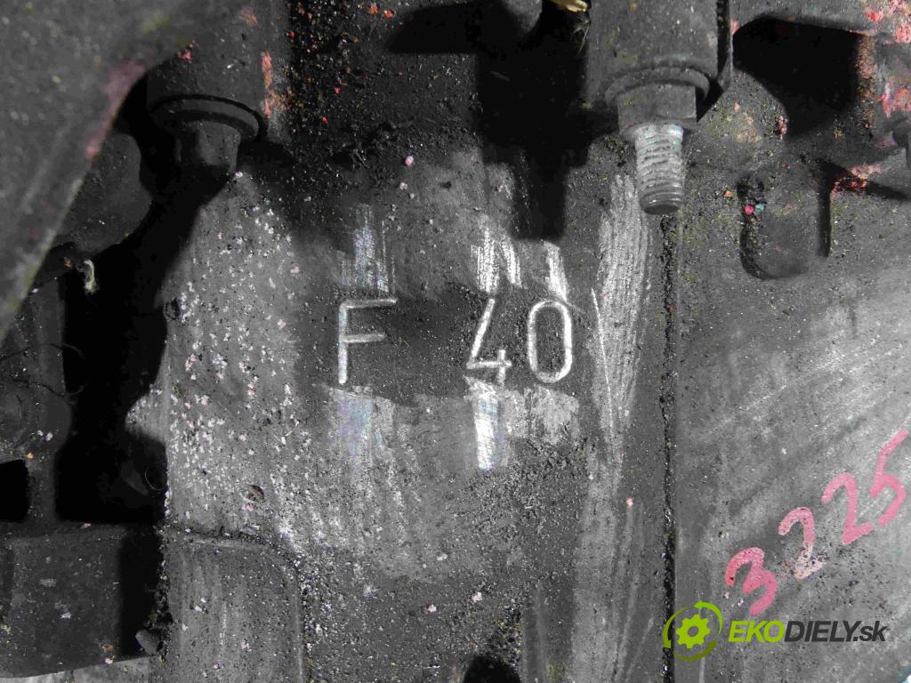 Saab 9-3 II 2002-2012 1.9 TiD 120 HP manual 88 kW 1910 cm3 4- prevodovka stupeň,rýchlosť manual F40