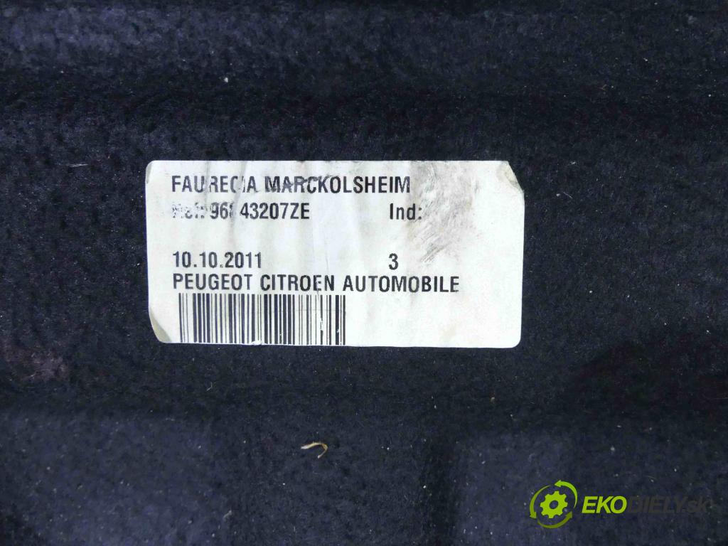 Peugeot 3008 I 2009-2016 2.0 hdi 150 HP manual 110 kW 1997 cm3 5- zadná 96843207ZE (Pláta zadné)