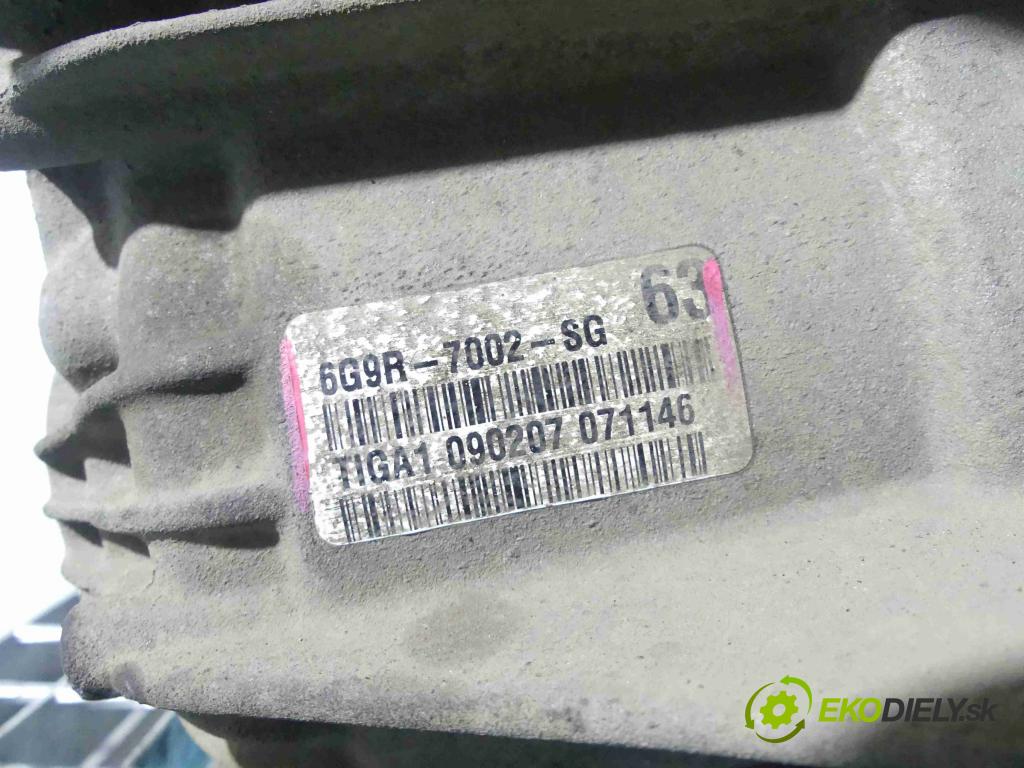 Ford Galaxy Mk2 2006-2015 2.0 tdci 140 HP manual 103 kW 1997 cm3 5- prevodovka stupeň,rýchlosť manual 6G9R-7002-SG