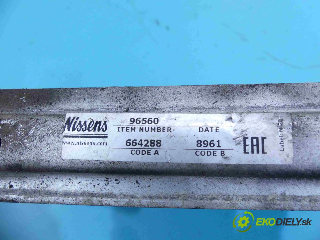 Ford Galaxy Mk2 2006-2015 2.0 tdci 140 hp manual 103 kW 1997 cm3 5- Intercooler 96560 (Chladiče nasávaného vzduchu (intercoolery))