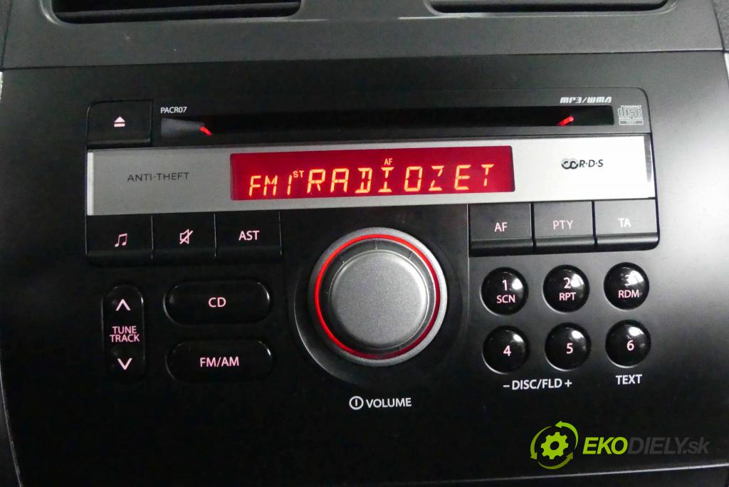 Suzuki SX4 I 2006-2014 1.6 16v 107 HP manual 79 kW 1586 cm3 5- Radio originál 39101-79JC