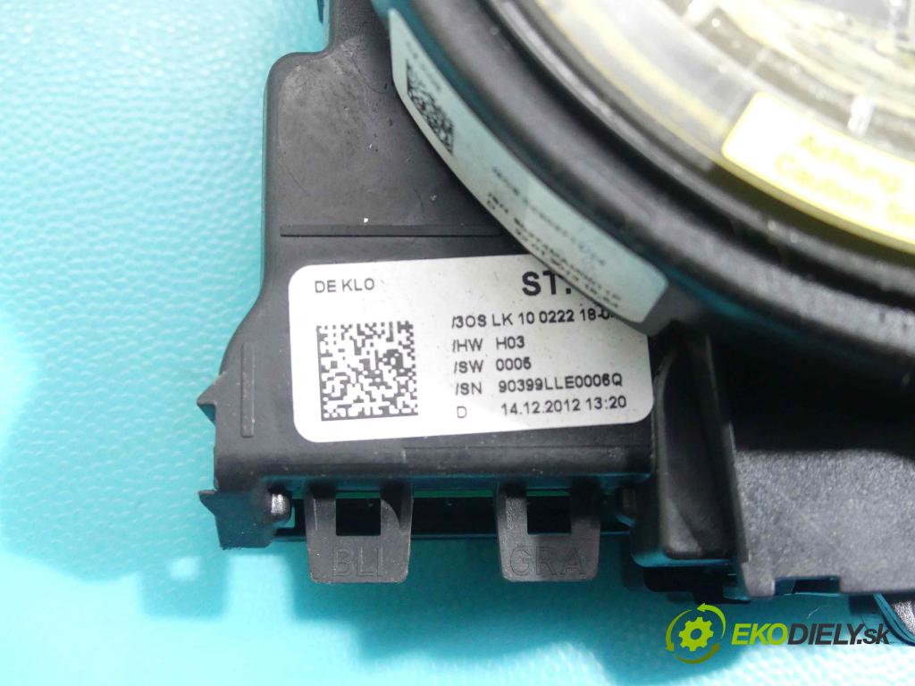 Audi A6 C7 2011-2018 2.0 TFSI 179KM manual 132 kW 1984 cm3 4- Páska: airbag 4H0953568E (Airbagy)