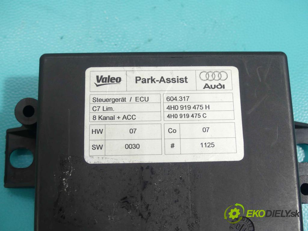 Audi A6 C7 2011-2018 2.0 TFSI 179KM manual 132 kW 1984 cm3 4- modul riadiaca jednotka 4H0919475H (Ostatné)