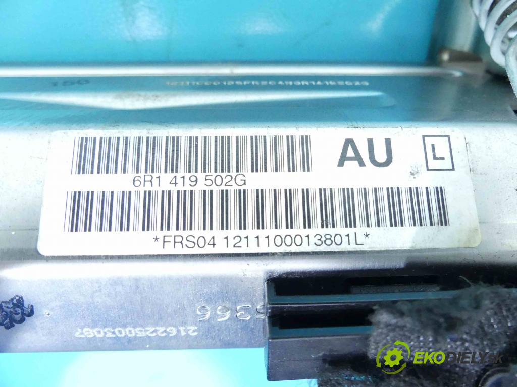 Skoda Rapid 2012-2019 1.2 TSI 105 HP manual 77 kW 1197 cm3 5- Stĺpik volant 6R1419502G (Tyče riadenia (volantu))