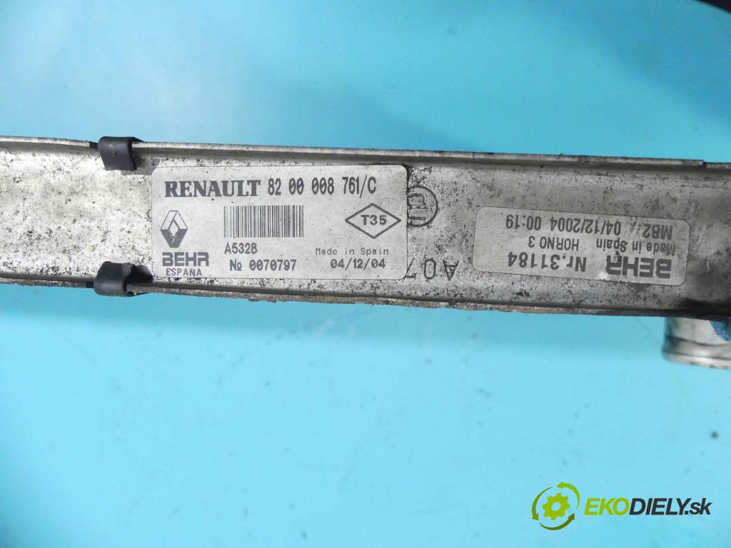 Renault Laguna II 2001-2007 1.9 dci 107 HP manual 79 kW 1870 cm3 5- Intercooler 8200008761C (Chladiče nasávaného vzduchu (intercoolery))