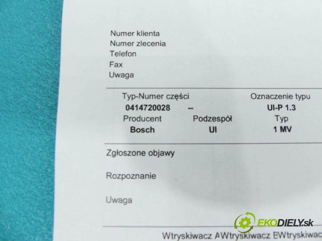 Vw Passat B5 1995-2005 1.9 tdi 131 HP manual 96 kW 1896 cm3 5- vstrekovacie čerpadlo 0414720028 (Vstrekovače)