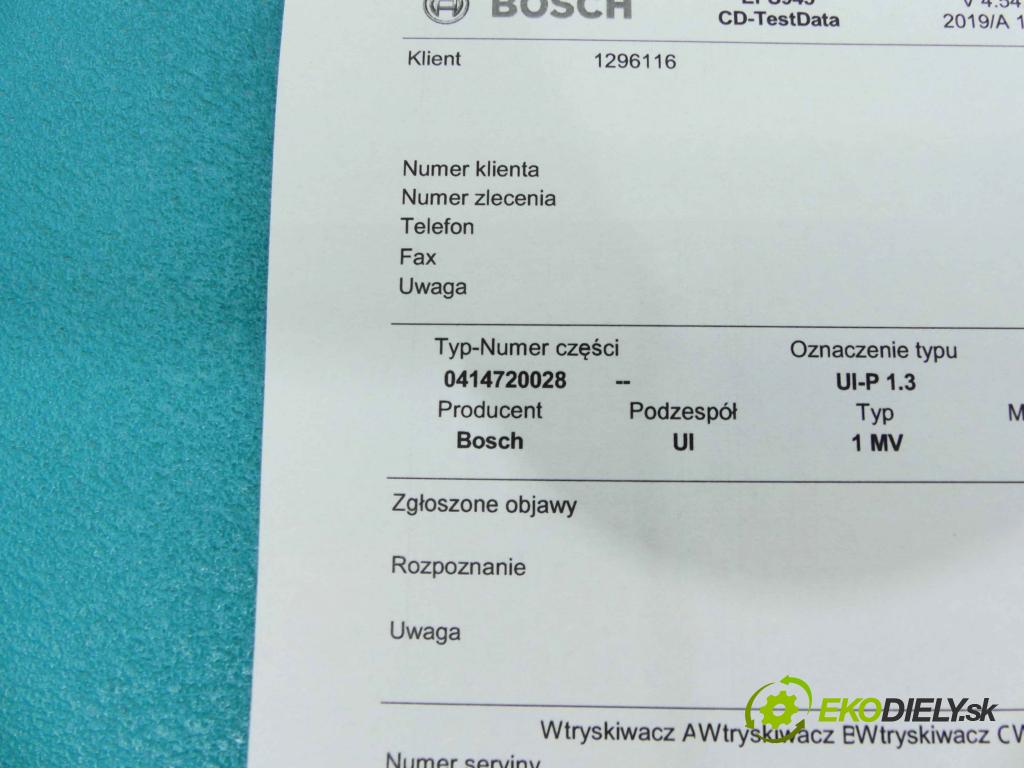 Vw Passat B5 1995-2005 1.9 tdi 131 HP manual 96 kW 1896 cm3 5- vstrekovacie čerpadlo 0414720028 (Vstrekovače)