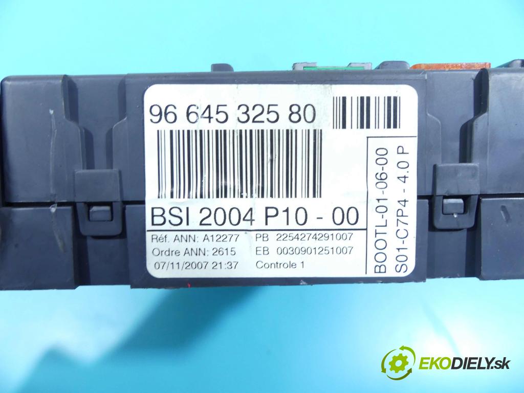 Citroen C3 I 2002-2009 1.4 8v 73 HP manual 54 kW 1360 cm3 5- modul riadiaca jednotka 9664532580 (Ostatné)