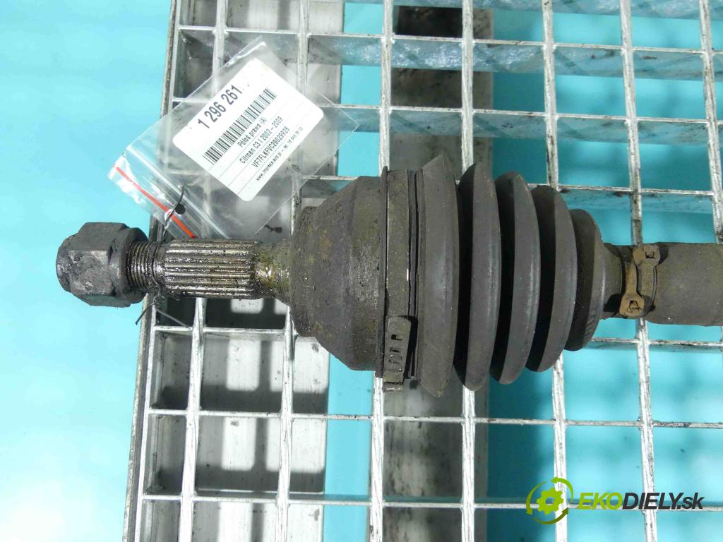 Citroen C3 I 2002-2009 1.4 8v 73 HP manual 54 kW 1360 cm3 5- poloos pravé  (Poloosy)