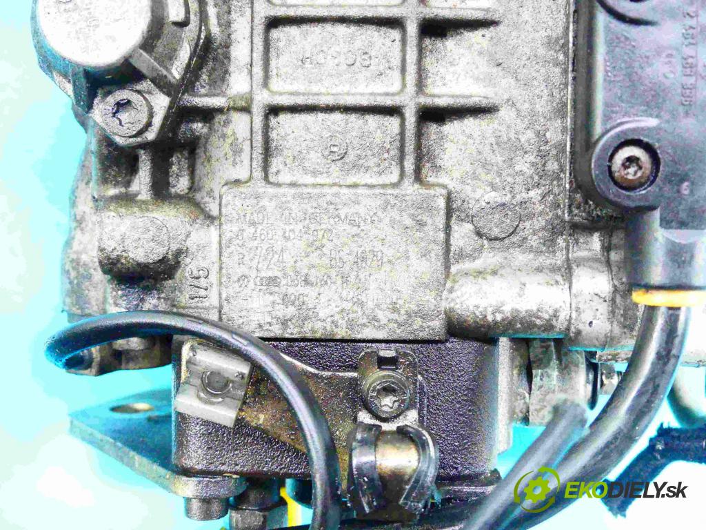 Seat Cordoba I 1993-2002 1.9 sdi 68 HP manual 50 kW 1896 cm3 5- čerpadlo vstrekovacia 0460404972 (Vstrekovacie čerpadlá)