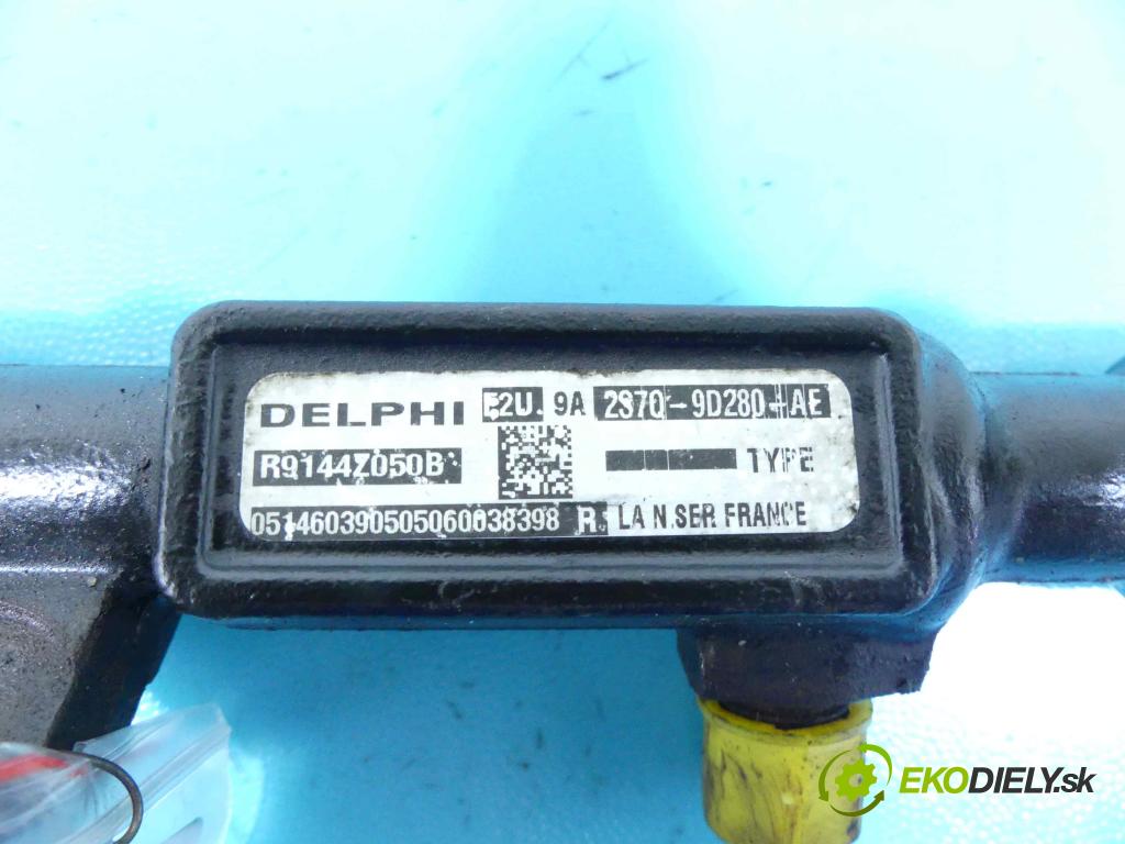 Ford Transit 2000-2006 2.0 tdci 125 HP manual 92 kW 1998 cm3 5- lišta vstrekovacia 2S7Q-9D280-AE (Vstrekovacie lišty)