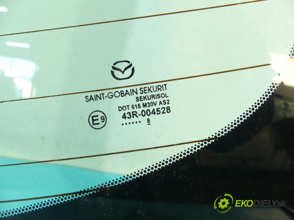 Mazda 3 III BM 2013-2018 2.0 16v 120 hp automatic 88 kW 1999 cm3 4- sklo zadní  (Okna zadní)