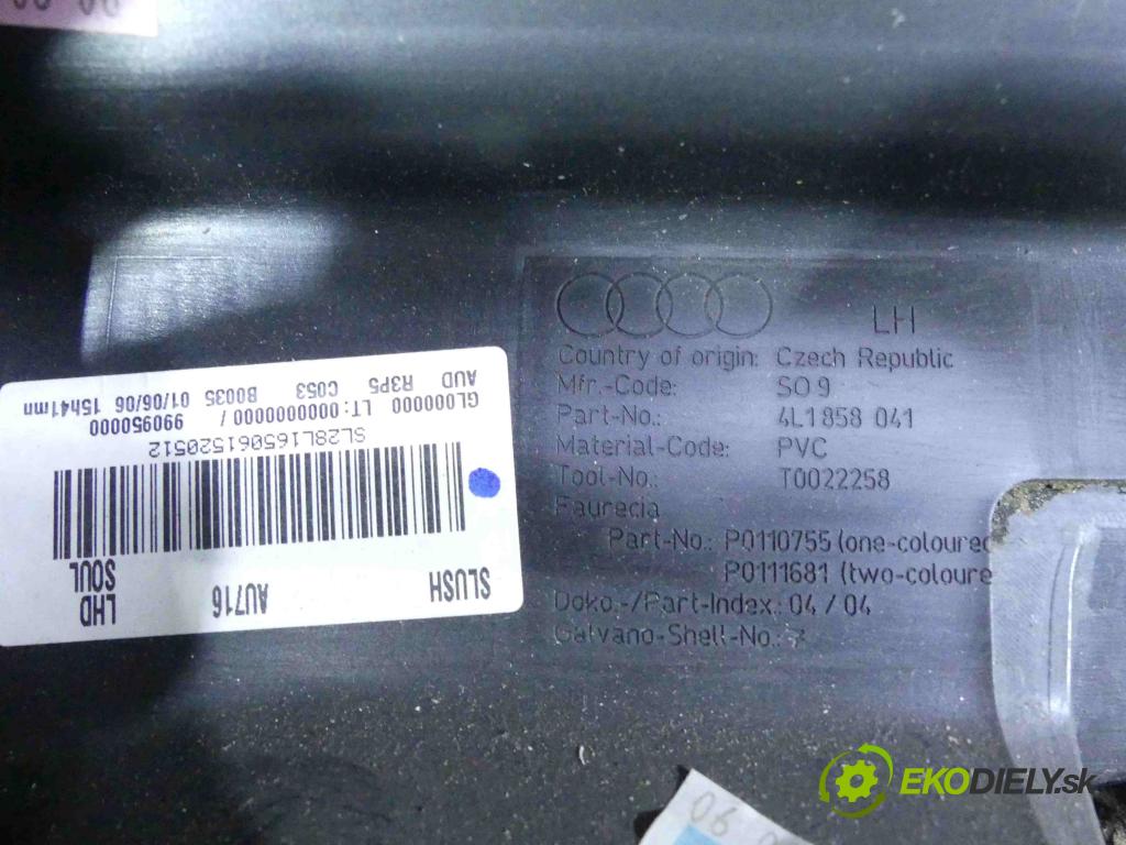 Audi Q7 2005-2015 3.0 tdi 211KM automatic 155 kW 2967 cm3 5- kokpit,pristrojová doska rozdeľovacia