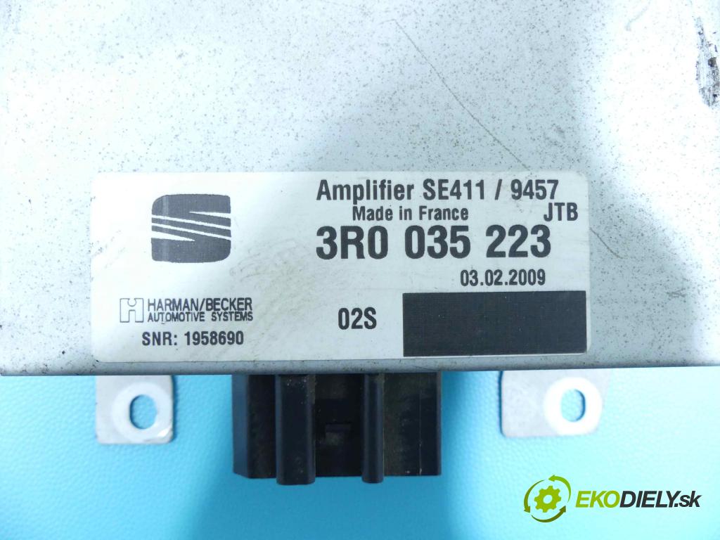 Seat Exeo 2.0 tdi 143 HP manual 105 kW 1968 cm3 4- Zesilovač: 3R0035223 (Zosilňovače)